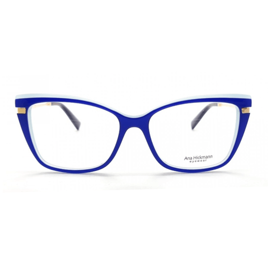 Armação Ana Hickmann AH6372 H03 55 - Azul Armação Ana Hickmann AH6372 H03 55 - Azul