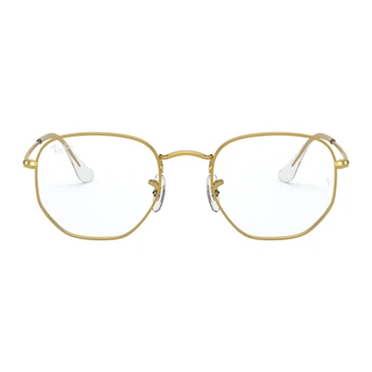 Armação Ray Ban RX6448 3086 54 - Dourado Armação Ray Ban RX6448 3086 54 - Dourado