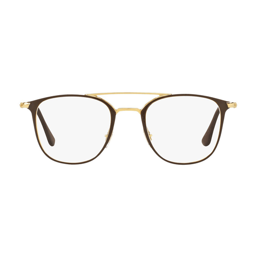 Armação Ray Ban RX6377 2905 50 - Marrom Armação Ray Ban RX6377 2905 50 - Marrom