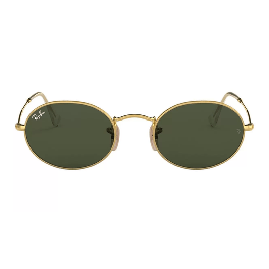 Óculos de sol Ray Ban Oval Flat RB3547 001/31 51 - Dourado Óculos de sol Ray Ban Oval Flat RB3547 001/31 51 - Dourado