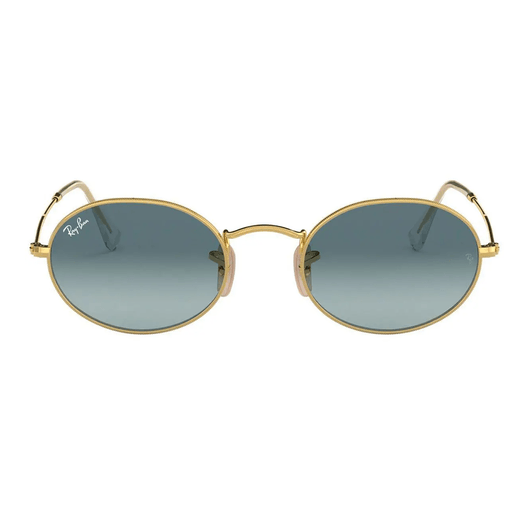 Óculos de sol Ray Ban Oval Flat RB3547 001/3M 54 - Dourado Óculos de sol Ray Ban Oval Flat RB3547 001/3M 54 - Dourado