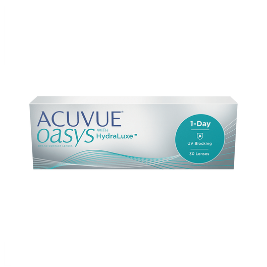 Acuvue Oasys 1-day C/ Hydraluxe Incolor -5,00 -0,75 30°