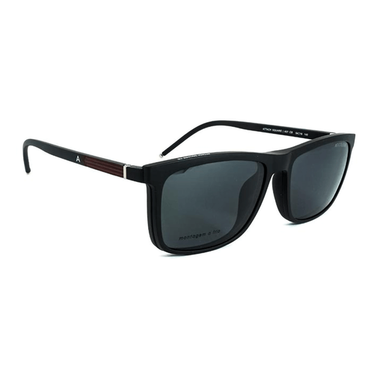 Armação Atitude ATTACH SQUARE A01 54 - Preto Armação Atitude ATTACH SQUARE A01 54 - Preto